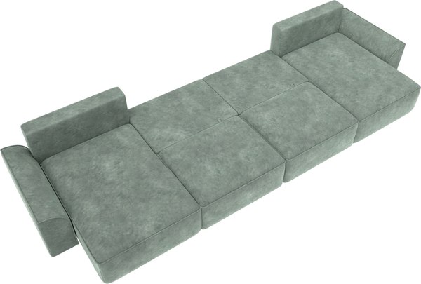 Диван П-образный Лига Диванов Лига-048 лонг / 128346