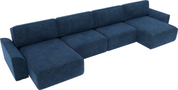 Диван П-образный Лига Диванов Лига-048 лонг / 128347