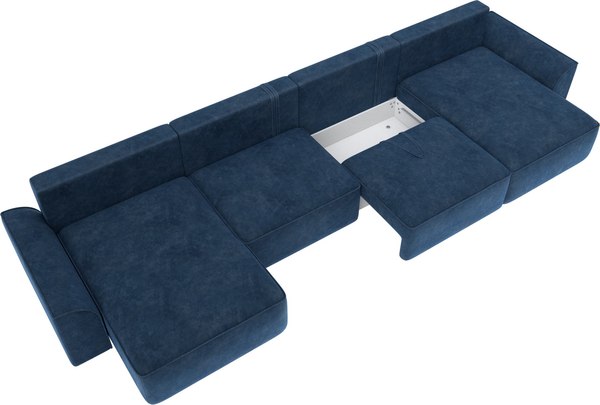 Диван П-образный Лига Диванов Лига-048 лонг / 128347