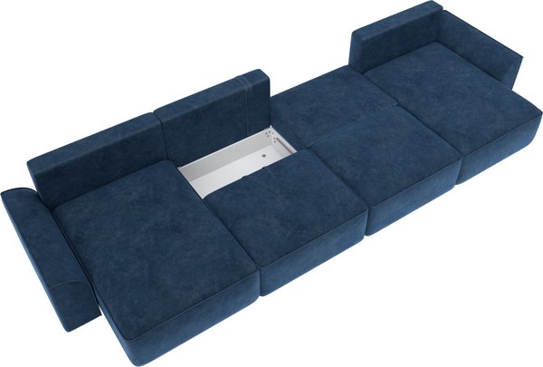 Диван П-образный Лига Диванов Лига-048 лонг / 128347