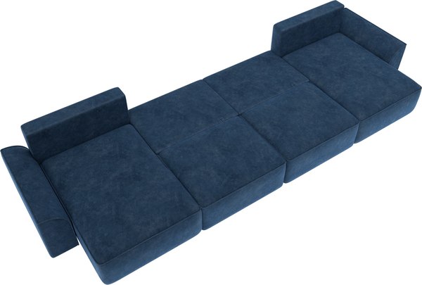 Диван П-образный Лига Диванов Лига-048 лонг / 128347