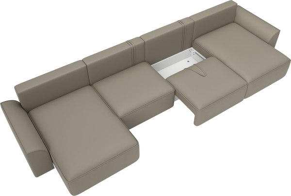 Диван П-образный Лига Диванов Лига-048 лонг / 128349