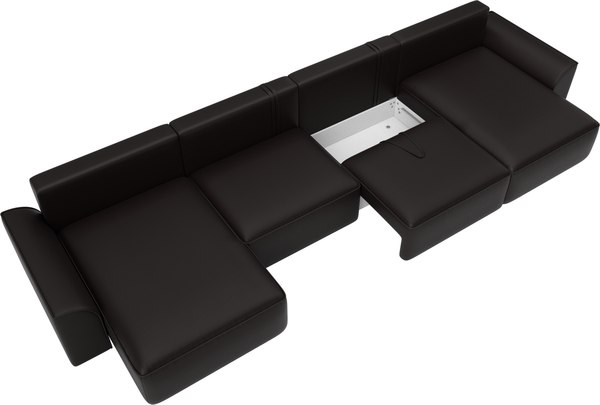 Диван П-образный Лига Диванов Лига-048 лонг / 128350