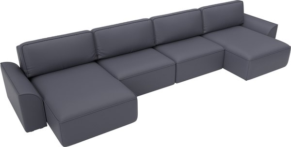 Диван П-образный Лига Диванов Лига-048 лонг / 128353