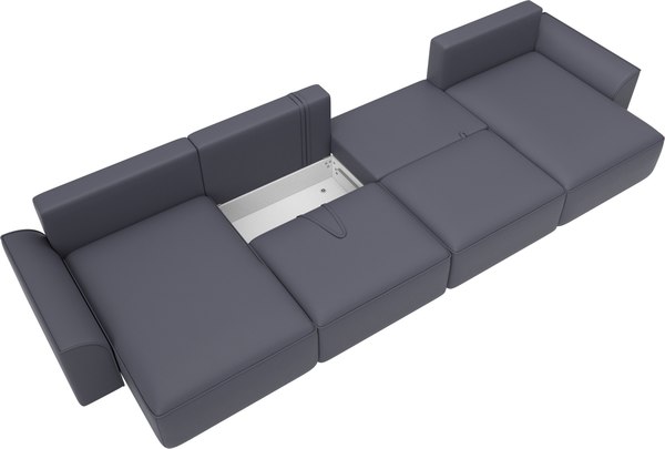 Диван П-образный Лига Диванов Лига-048 лонг / 128353