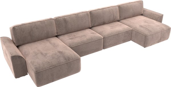 Диван П-образный Лига Диванов Лига-048 лонг / 128355