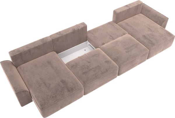 Диван П-образный Лига Диванов Лига-048 лонг / 128355