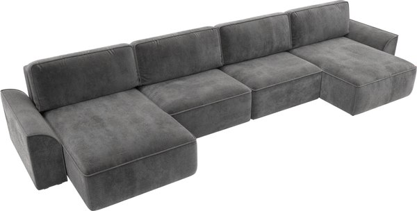 Диван П-образный Лига Диванов Лига-048 лонг / 128357