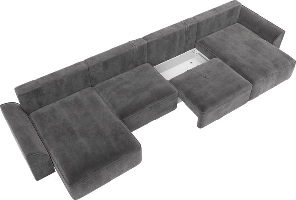 Диван П-образный Лига Диванов Лига-048 лонг / 128357