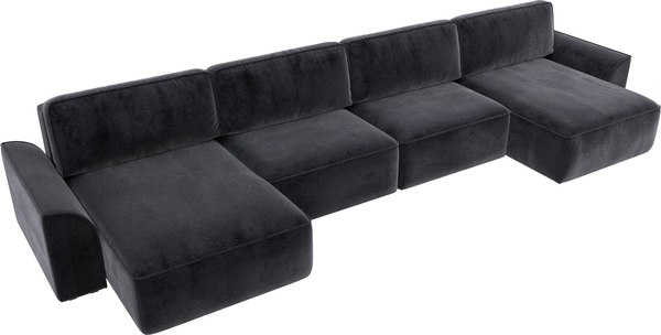 Диван П-образный Лига Диванов Лига-048 лонг / 128358