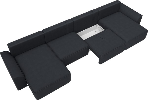 Диван П-образный Лига Диванов Лига-048 лонг / 128359