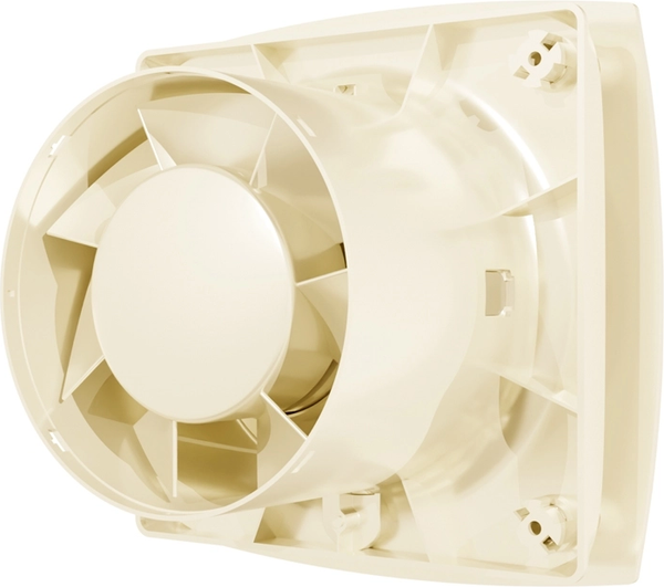 Вентилятор накладной ERA D100 Wave Ivory