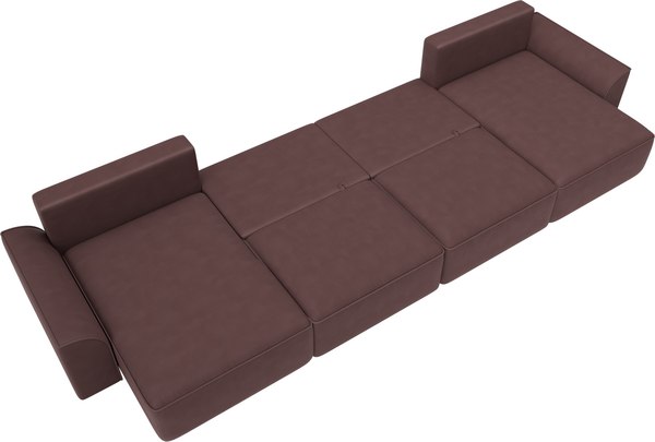 Диван П-образный Лига Диванов Лига-048 лонг / 128360