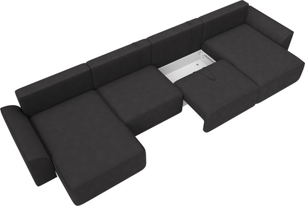 Диван П-образный Лига Диванов Лига-048 лонг / 128361