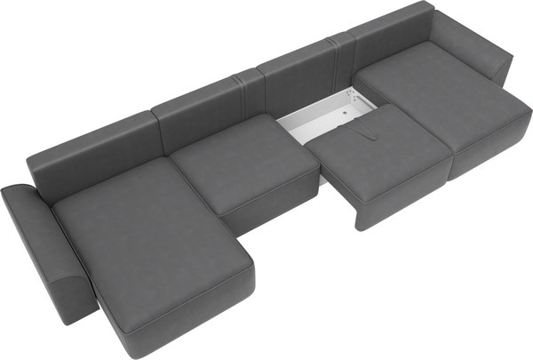 Диван П-образный Лига Диванов Лига-048 лонг / 128362