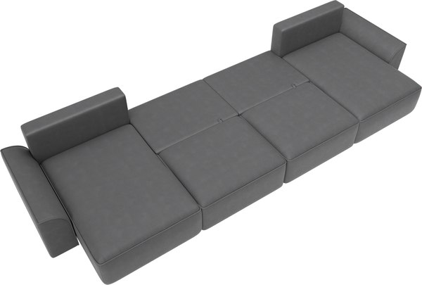 Диван П-образный Лига Диванов Лига-048 лонг / 128362