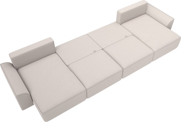 Диван П-образный Лига Диванов Лига-048 лонг / 128363