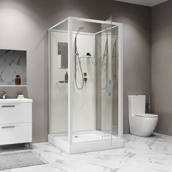 Душевая кабина Niagara Standart ST100/15Q/BK 100х100х200