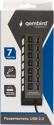 USB-хаб Gembird UHB-U2P7-01