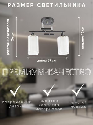 Потолочный светильник Aitin-Pro НПБ 02-2x60-101 / 5019/2