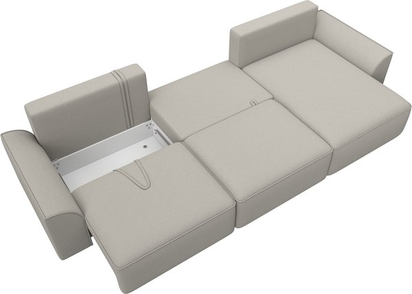 Диван угловой Лига Диванов Лига-048 лонг универсальный / 128484