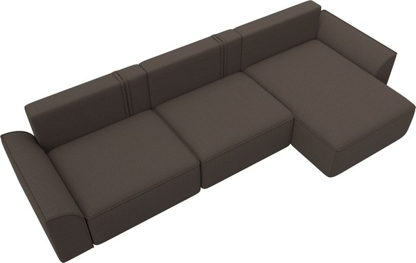 Диван угловой Лига Диванов Лига-048 лонг универсальный / 128485