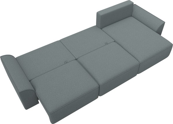 Диван угловой Лига Диванов Лига-048 лонг универсальный / 128486