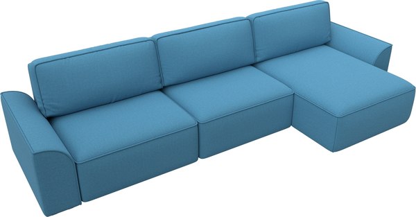 Диван угловой Лига Диванов Лига-048 лонг универсальный / 128487