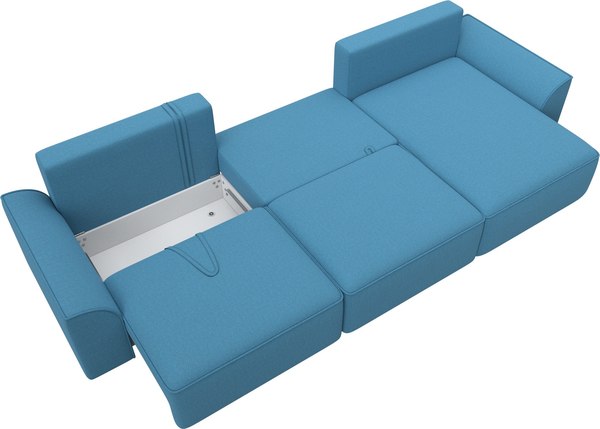 Диван угловой Лига Диванов Лига-048 лонг универсальный / 128487