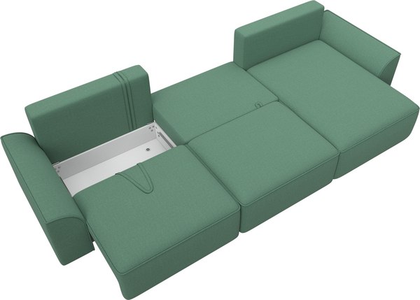 Диван угловой Лига Диванов Лига-048 лонг универсальный / 128488