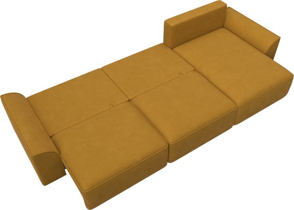 Диван угловой Лига Диванов Лига-048 лонг универсальный / 128489