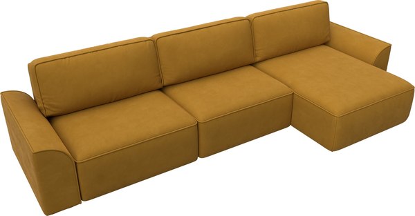 Диван угловой Лига Диванов Лига-048 лонг универсальный / 128489