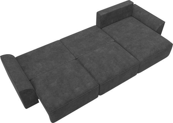 Диван угловой Лига Диванов Лига-048 лонг универсальный / 128490