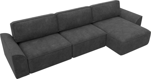 Диван угловой Лига Диванов Лига-048 лонг универсальный / 128490