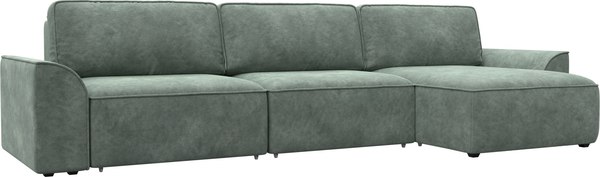 Диван угловой Лига Диванов Лига-048 лонг универсальный / 128491 - фото