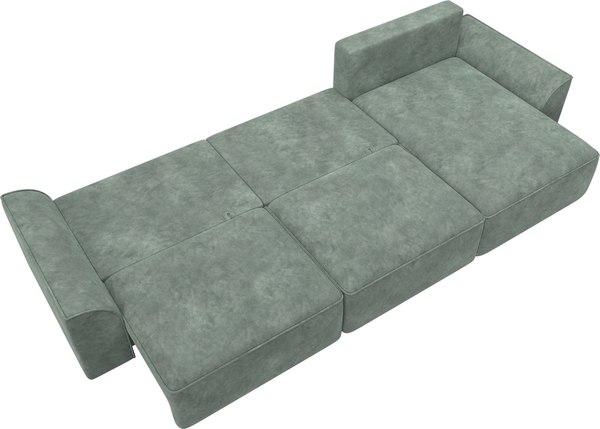 Диван угловой Лига Диванов Лига-048 лонг универсальный / 128491