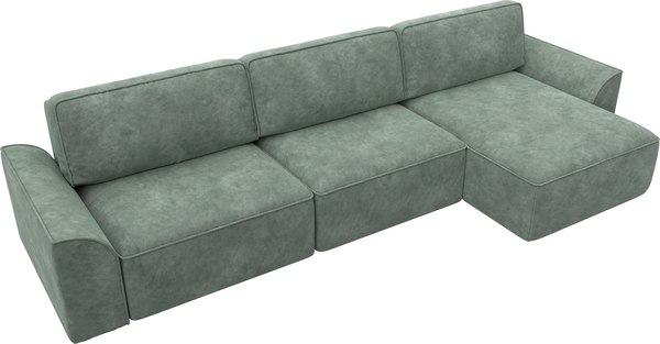 Диван угловой Лига Диванов Лига-048 лонг универсальный / 128491