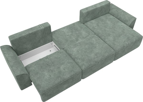 Диван угловой Лига Диванов Лига-048 лонг универсальный / 128491