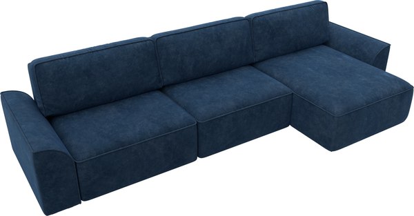 Диван угловой Лига Диванов Лига-048 лонг универсальный / 128492