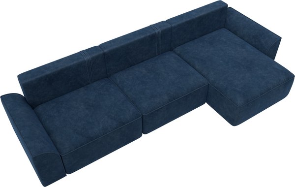 Диван угловой Лига Диванов Лига-048 лонг универсальный / 128492