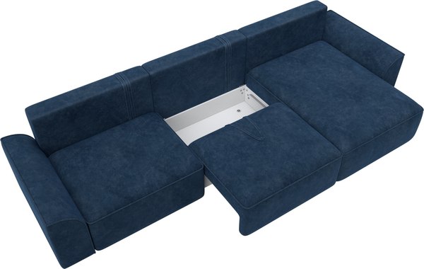 Диван угловой Лига Диванов Лига-048 лонг универсальный / 128492