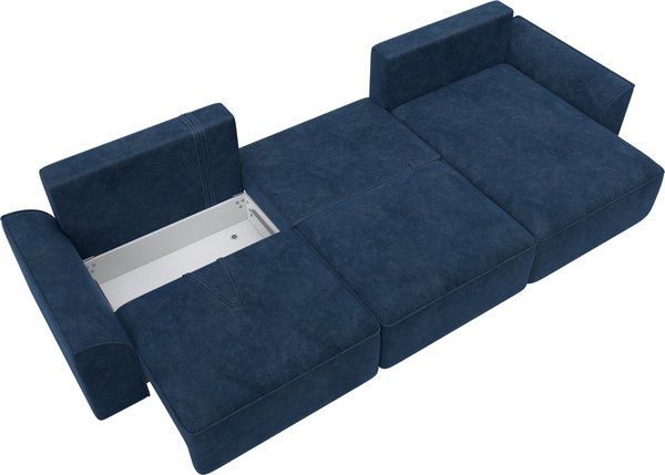 Диван угловой Лига Диванов Лига-048 лонг универсальный / 128492