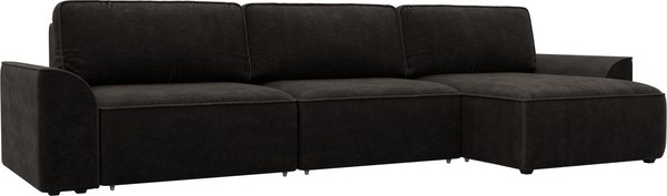 Диван угловой Лига Диванов Лига-048 лонг универсальный / 128493 - фото