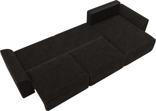 Диван угловой Лига Диванов Лига-048 лонг универсальный / 128493