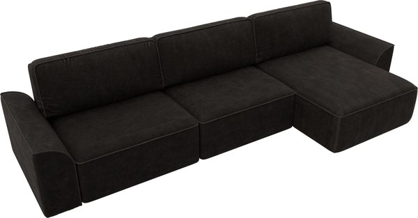 Диван угловой Лига Диванов Лига-048 лонг универсальный / 128493