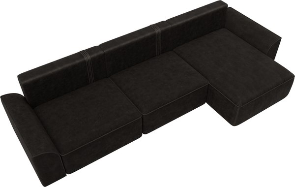 Диван угловой Лига Диванов Лига-048 лонг универсальный / 128493