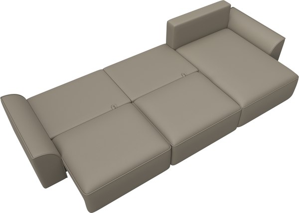 Диван угловой Лига Диванов Лига-048 лонг универсальный / 128494