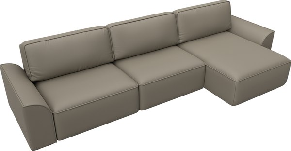 Диван угловой Лига Диванов Лига-048 лонг универсальный / 128494