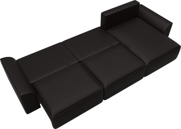 Диван угловой Лига Диванов Лига-048 лонг универсальный / 128495