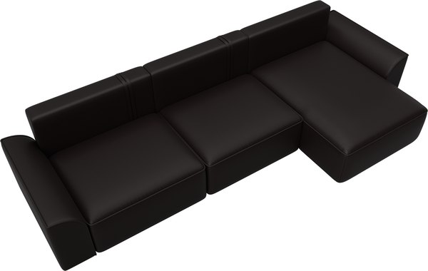 Диван угловой Лига Диванов Лига-048 лонг универсальный / 128495